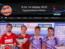 Tablet Screenshot of dutchopen.nl